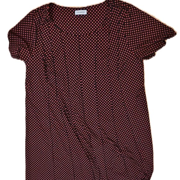 3X Women's Black and Red Polka Dot Dress - Picture 2 of 2